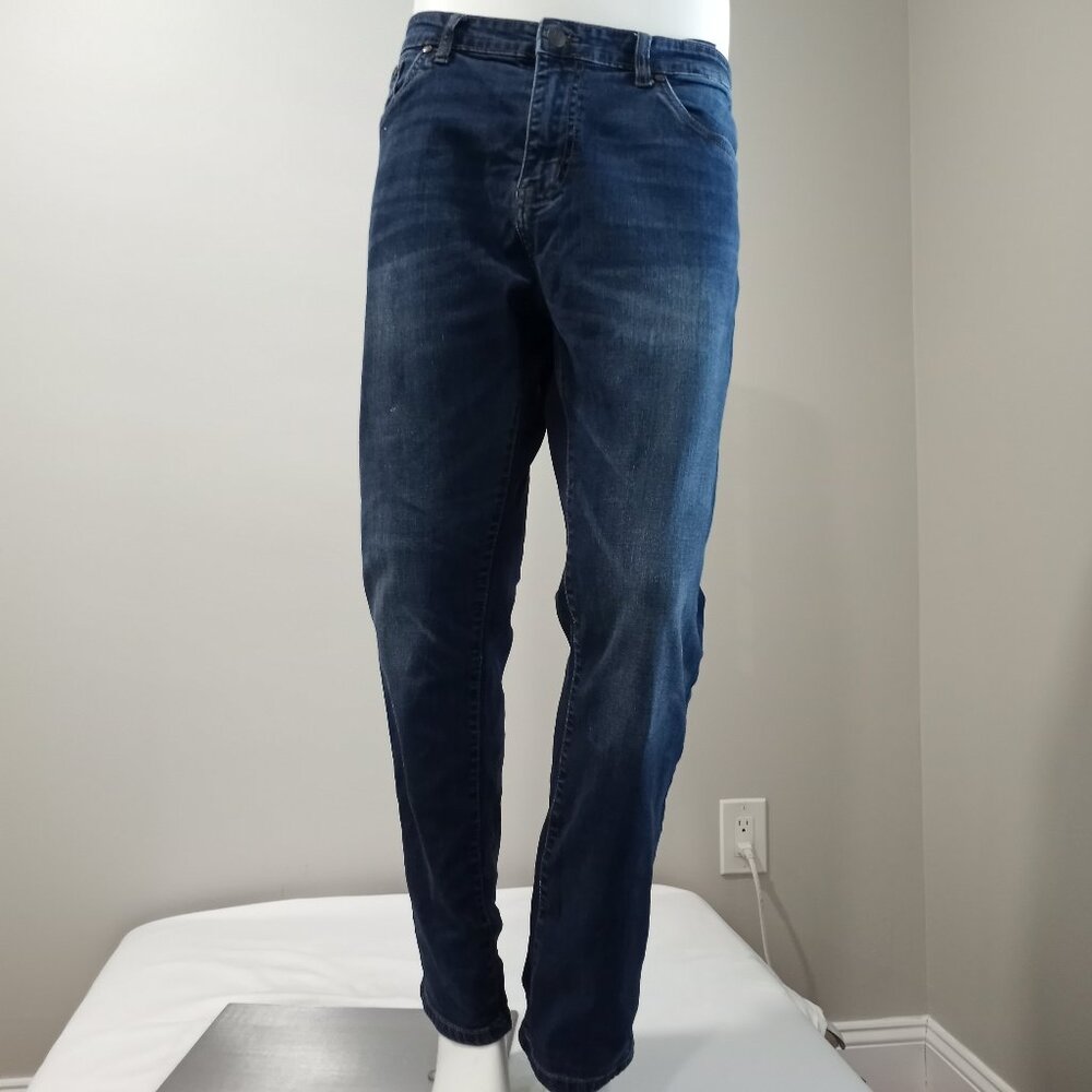 ENGLISH LAUNDRY DARK BLUE SUTTON SLIM STRAIGHT JEANS MENS SIZE 38 X 30